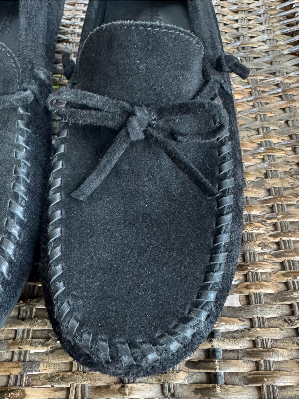 Madewell The Meadow Whipstitched Driver Black Suede Leather‎ Loafer Women’s Sz 9 - Picture 13 of 13